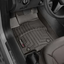 WeatherTech Front FloorLiner - Cocoa fits 2025-2026 Subaru Forester LIMITED Hybrid - Side View