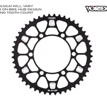 Vortex Racing V4 43 Tooth 520 Rear Sprocket Black fits 2021-2025 Aprilia RS 660 / 2023-2024 Aprilia RS 660 Extrema / 2025 ...