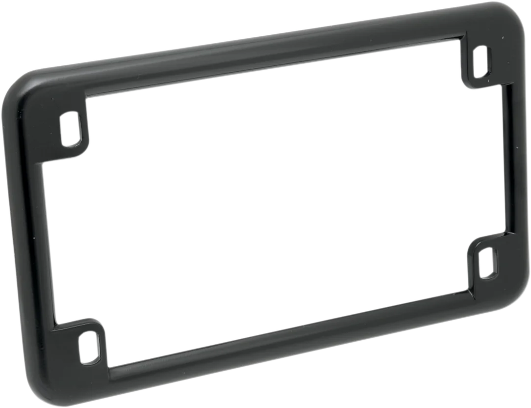 Chris Products - License Plate Frame - Black - 0610 - Side View