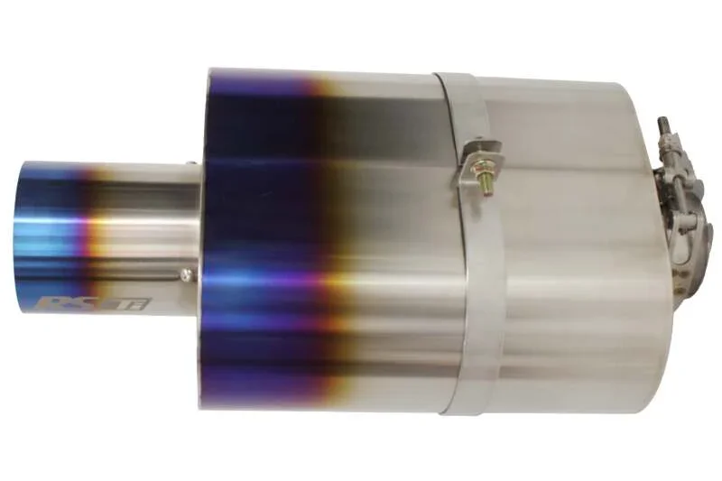 GReddy Universal 3.0in RS-Ti Oval Titanium Muffler - Installation View