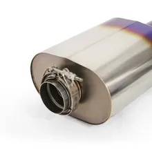 GReddy Universal 3.0in RS-Ti Oval Titanium Muffler - Additional View 5
