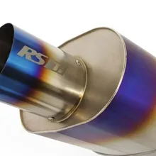GReddy Universal 3.0in RS-Ti Oval Titanium Muffler - Additional View 6