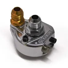 GReddy Type G Oil Block Assembly .75x16 AN10 - Side View