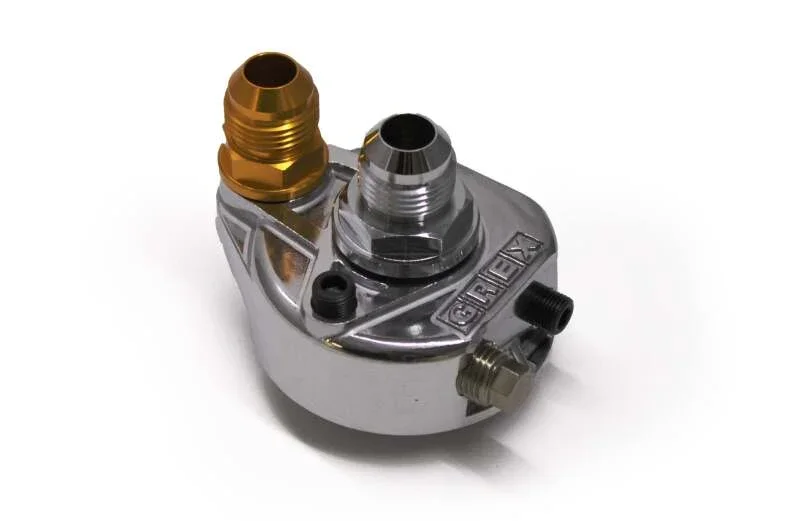 GReddy Type G Oil Block Assembly .75x16 AN10 - Side View