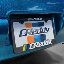GReddy Total Tune Up License Plate Frame - 3 Color - Back View