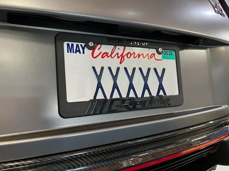 GReddy Total Tune Up License Plate Frame - Black Out - Main Product View