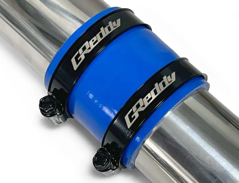 GReddy 78-95mm / No. 56 Dual-Bead Boost Clamp - Black - Side View