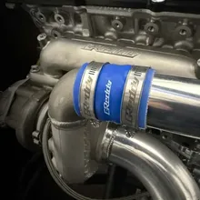 GReddy DUAL BEAD BOOST CLAMP 48-65MM #36 STAINLESS - Side View