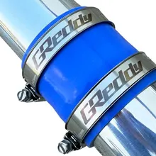GReddy DUAL BEAD BOOST CLAMP 48-65MM #36 STAINLESS - Installation View