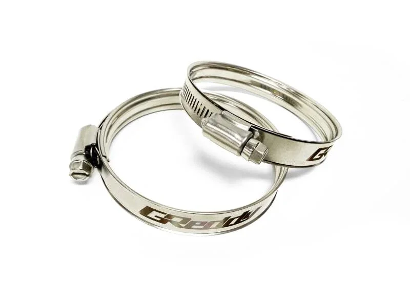 GReddy DUAL BEAD BOOST CLAMP 68-85MM #44 / 48 STAINLESS - Side View