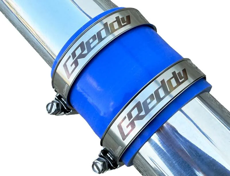 GReddy DUAL BEAD BOOST CLAMP 68-85MM #44 / 48 STAINLESS - Back View