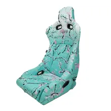 NRG Prisma Lab Reclinable Bucket Racing Seat - Pair (Blue) - Main Product View