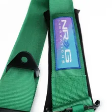 NRG 5PT 3in. Seat Belt Harness / Cam Lock - Green - Installation View