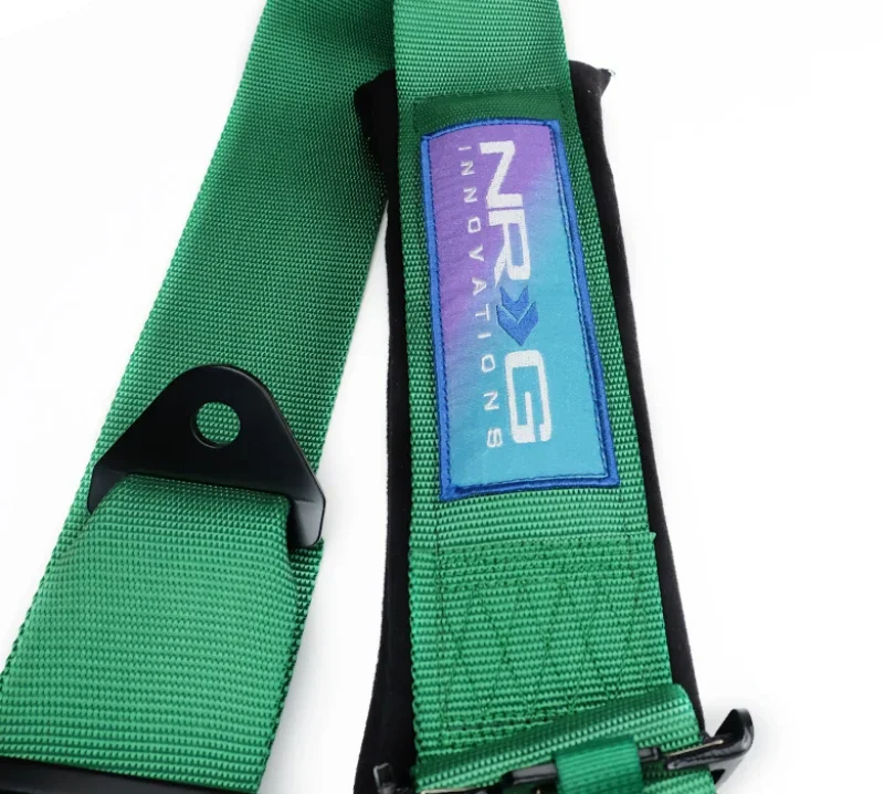 NRG 5PT 3in. Seat Belt Harness / Cam Lock - Green - Installation View
