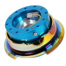 NRG Quick Release Gen 2.8 - New Blue Body / Neochrome Ring - Main Product View