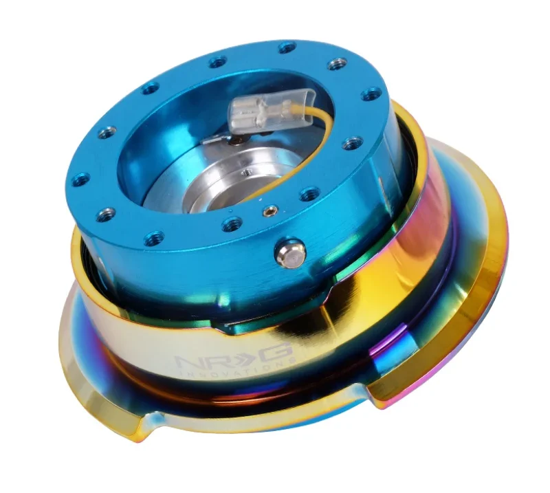 NRG Quick Release Gen 2.8 - New Blue Body / Neochrome Ring - Main Product View