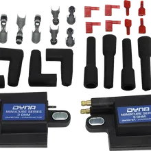 Dynatek - Miniature Coils - Dual Tower - Single-Fire - Dual-Plug - DC1-2 - Side View