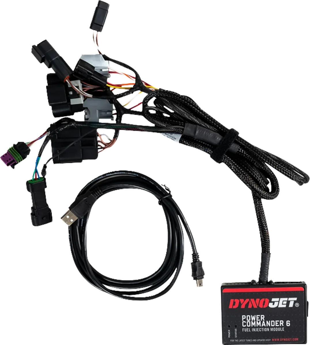 Power Commander 6 Fuel Injection Module - Touring - Dynojet Research - PC6-15051 - Back View