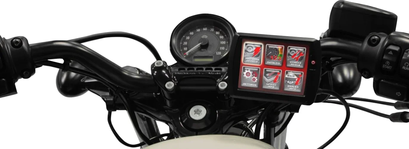 Power Vision Tuning Module - Harley-Davidson - 4-Pin - Dynojet Research - PV-1B - Side View