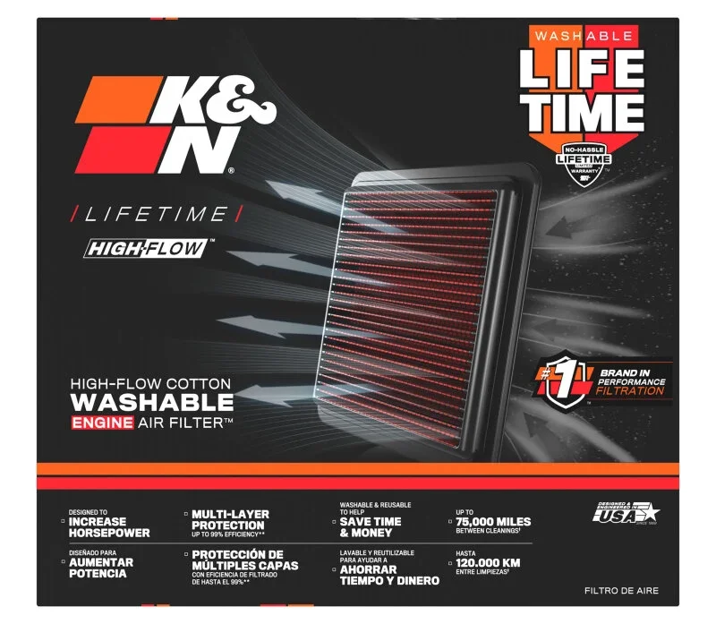 K&N Replacement Air Filter Hyundai Palisade L4-2.5L F/I 2026 - Additional View 5