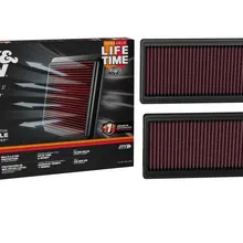 K&N Replacement Air Filter Audi Rs5 V6-2.9L F/I 2027 (2 Per Box) - Side View