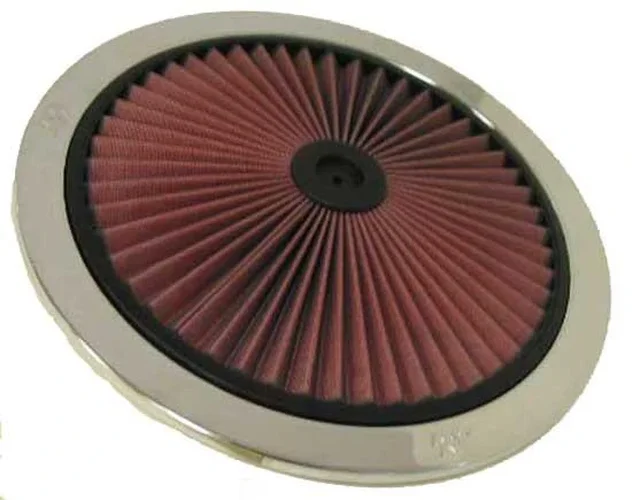 K&N X-Stream Top Assembly 5-1/8in Flg 11in Od 6-1/4in H W/X-Stream Top - Side View