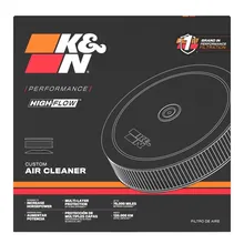 K&N X-Stream Top Assembly 5-1/8in Flg 11in Od 6-1/4in H W/X-Stream Top - Back View
