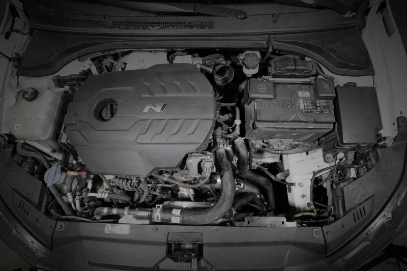 K&N Charge Pipe Kit Charge Pipe Kit Hyundai Veloster N L4-2.0L Turbo 2020-22 - Side View