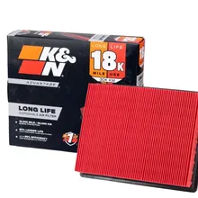 K&N Universal Clamp-On Air Filter 2-3/4in Flg 5-3/32in B 4-1/2in T 5in H - Side View