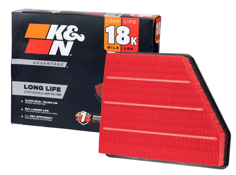 K&N Oil Filter Automotive 10-15 Chevrolet Camaro - Side View