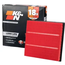 K&N Universal Clamp-On Air Filter 4in Flg 7-1/2in B 4-1/2in T 9-1/2in H Gen 3 - Side View