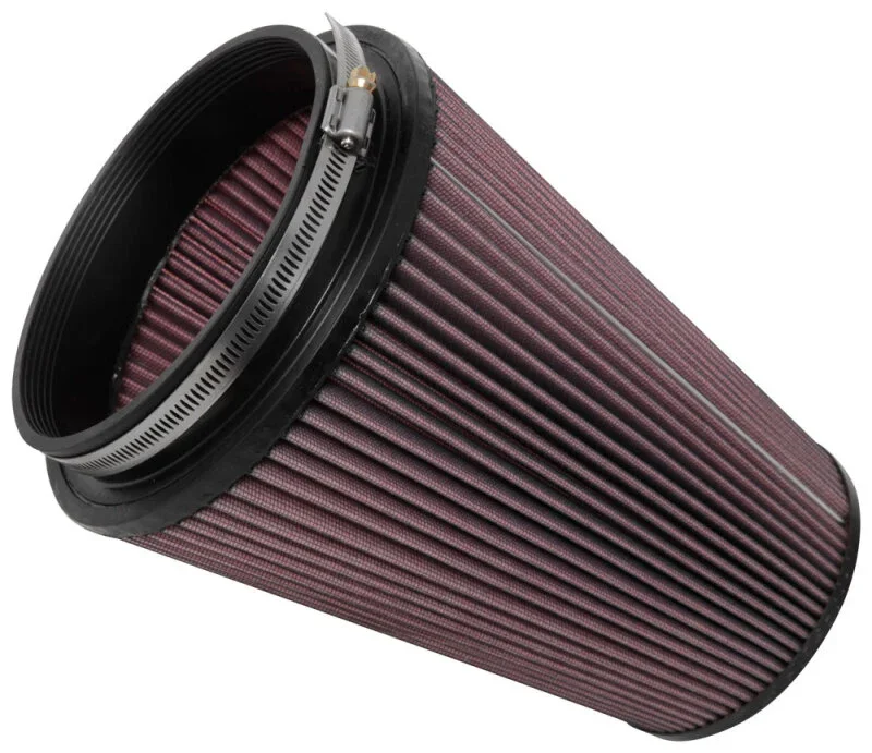 K&N Universal Air Filter - Carbon Fiber Top 6in Flg 7-1/2in B 5in T 10in H - Main Product View
