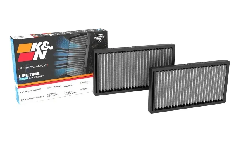 K&N Cabin Air Filter Cabin Air Filter (2 Per Box) - Side View