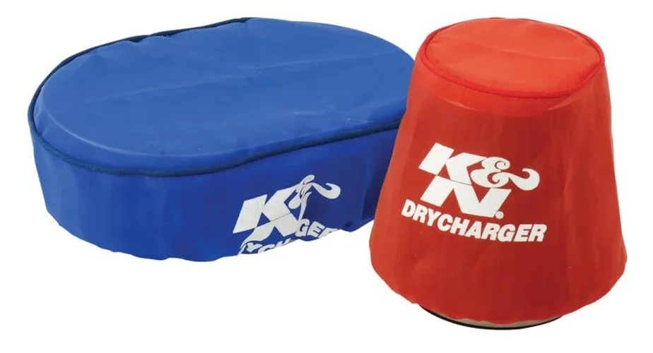 K&N Air Filter Wrap Drycharger Wrap Ya-7008 Black - Side View