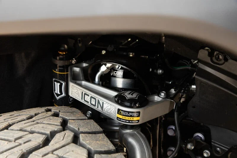 ICON 2024 Toyota Tacoma 1.25-3in Stage 9 Suspension System - Billet - Side View