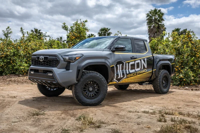 ICON 2024 Toyota Tacoma 1.25-3in Stage 9 Suspension System - Billet - Installation View