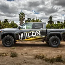 ICON 2024 Toyota Tacoma 1.25-3in Stage 9 Suspension System - Billet (w/ Triple Rate Spring) - Back View