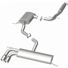 MagnaFlow BRE Exhaust Kit 06-14 VW Rabbit Golf 2.5L - Installation View