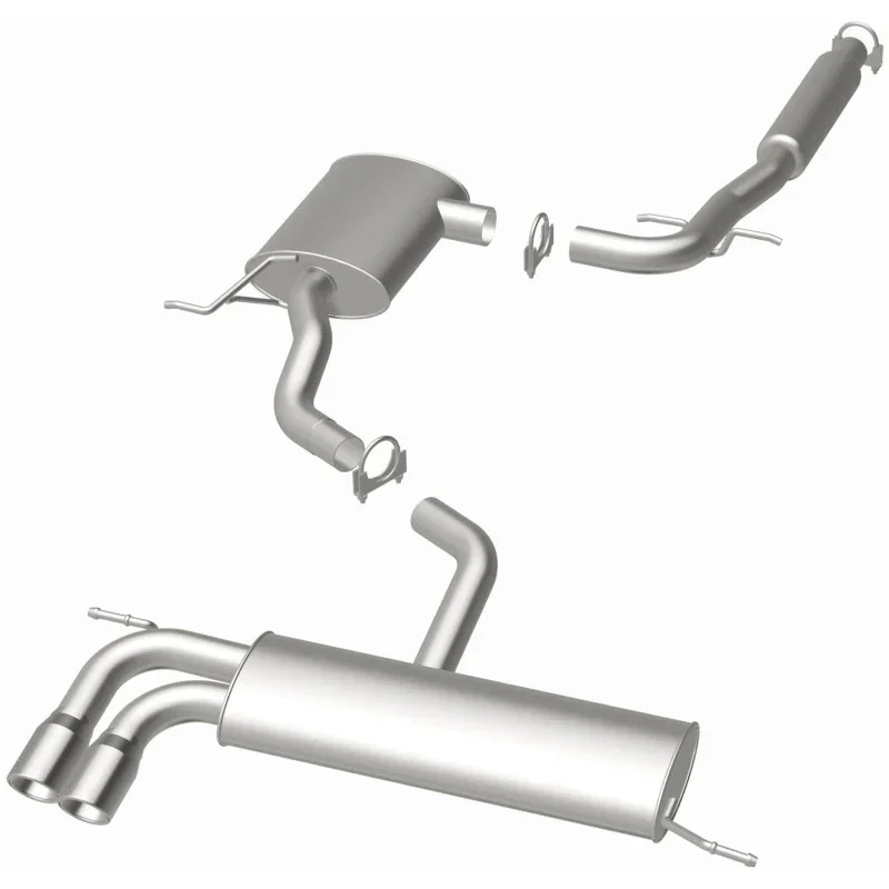 MagnaFlow BRE Exhaust Kit 06-14 VW Rabbit Golf 2.5L - Installation View