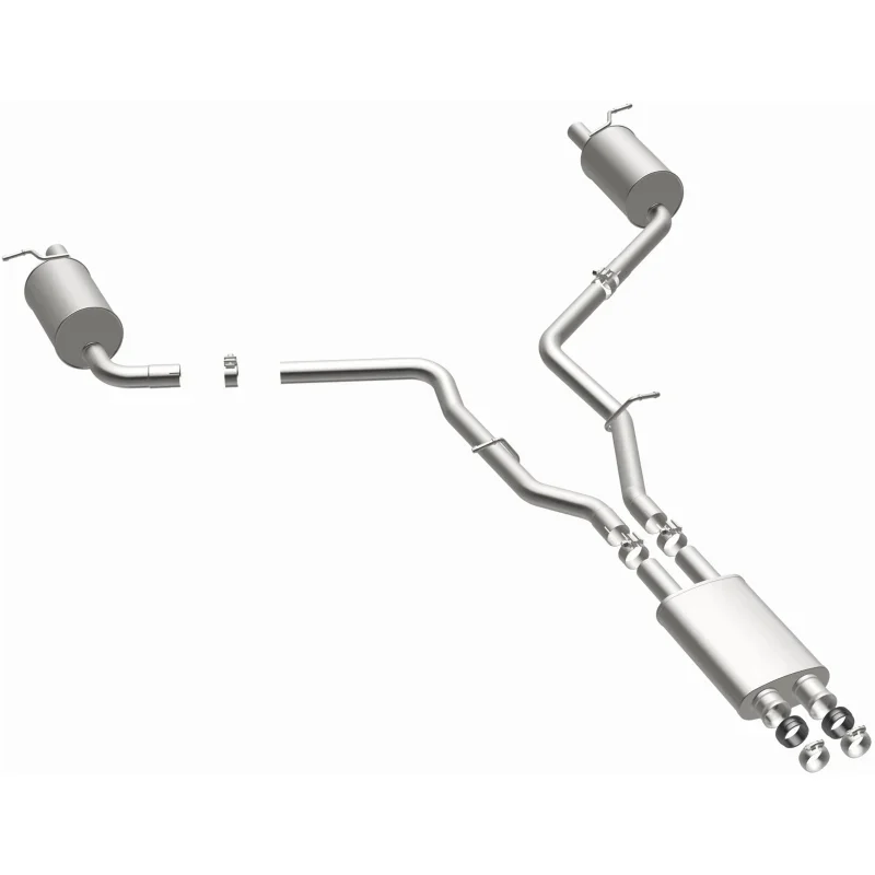 BRExhaust Exhaust Kit - 10-16 Mercedes E350 3.5L - Installation View