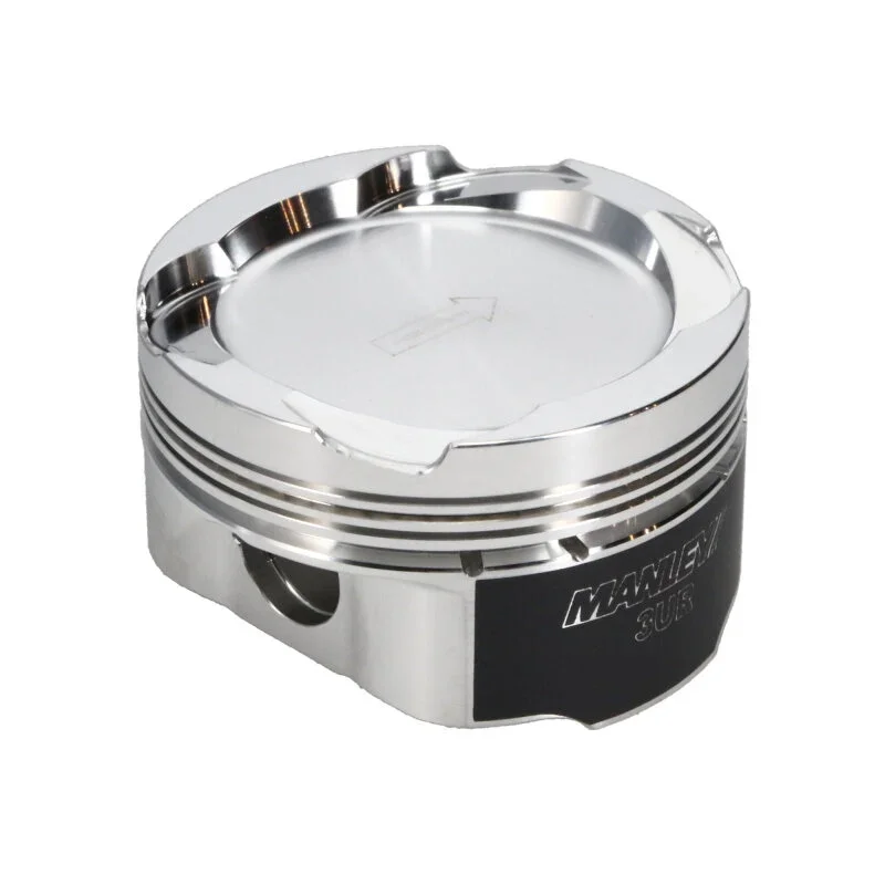 Manley 07+ Toyota 3UF-FE 5.7L 10cc Platinum Series Dish Piston Set - Back View